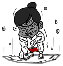 Angry Boxing Girl [ TH ] sticker #7207983