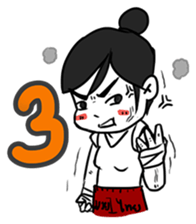 Angry Boxing Girl [ TH ] sticker #7207998