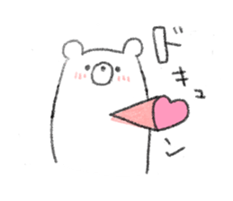 rakugaki bear sticker sticker #7208024