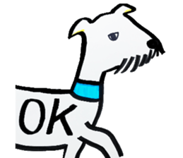 A dog, sometimes, fish sticker #7208722