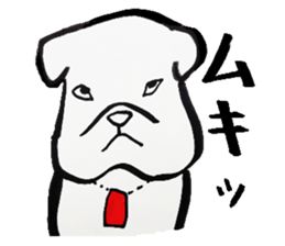 A dog, sometimes, fish sticker #7208757