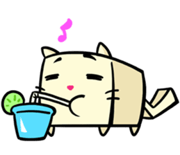 Pudding Cute Cat sticker #7209022