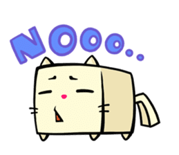 Pudding Cute Cat sticker #7209026