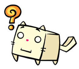 Pudding Cute Cat sticker #7209038