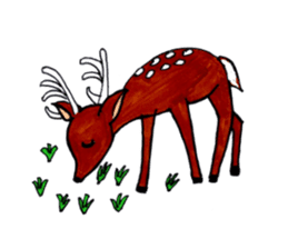deer of ai-chan! sticker #7209136