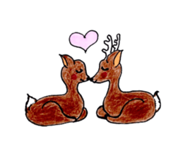 deer of ai-chan! sticker #7209144