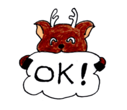 deer of ai-chan! sticker #7209145