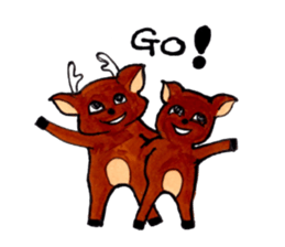 deer of ai-chan! sticker #7209147