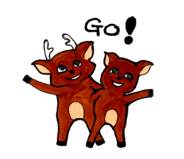 deer of ai-chan! sticker #7209147