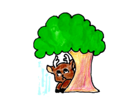 deer of ai-chan! sticker #7209159