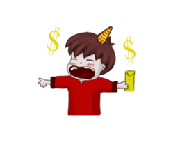 Oni man sticker #7210200