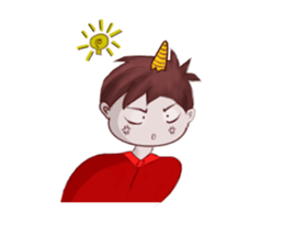 Oni man sticker #7210202