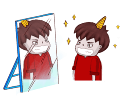 Oni man sticker #7210203