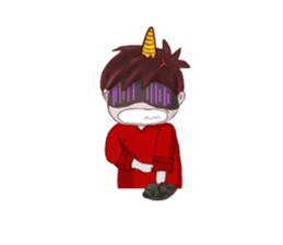 Oni man sticker #7210205