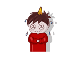 Oni man sticker #7210206