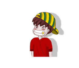 Oni man sticker #7210210