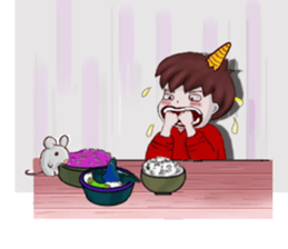 Oni man sticker #7210211