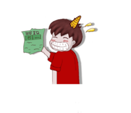 Oni man sticker #7210212