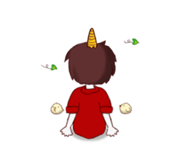 Oni man sticker #7210216