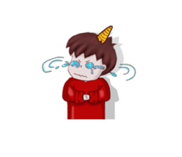 Oni man sticker #7210219