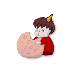 Oni man sticker #7210220