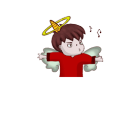 Oni man sticker #7210223