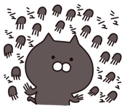 Black cat  Sticker sticker #7210995