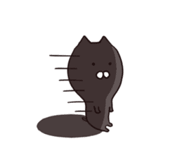 Black cat  Sticker sticker #7210999