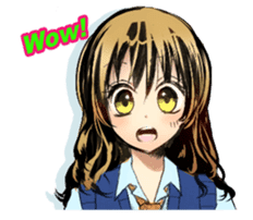 Girl Manga sticker sticker #7211074
