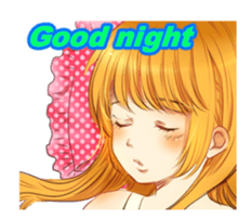 Girl Manga sticker sticker #7211079