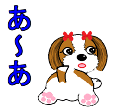 I Love  cute Shih Tzu sticker #7211481