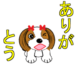 I Love  cute Shih Tzu sticker #7211486