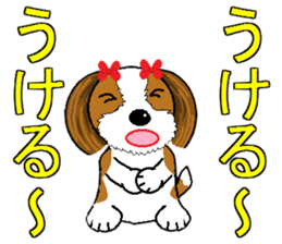 I Love  cute Shih Tzu sticker #7211491