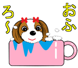 I Love  cute Shih Tzu sticker #7211498