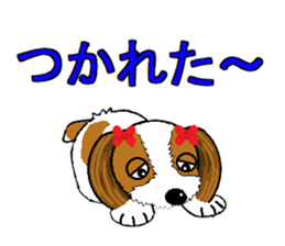 I Love  cute Shih Tzu sticker #7211511