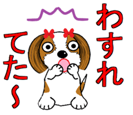 I Love  cute Shih Tzu sticker #7211519