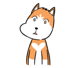 Sashimi siberian husky dog sticker #7211523