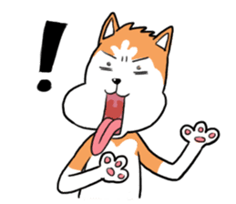 Sashimi siberian husky dog sticker #7211524