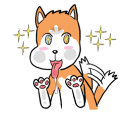 Sashimi siberian husky dog sticker #7211529