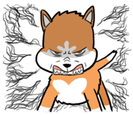 Sashimi siberian husky dog sticker #7211536