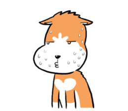 Sashimi siberian husky dog sticker #7211538
