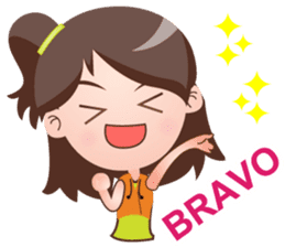 Cute Girl with Mei (English Version) sticker #7211564