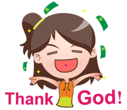 Cute Girl with Mei (English Version) sticker #7211565