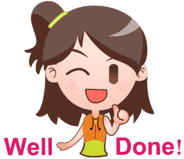 Cute Girl with Mei (English Version) sticker #7211566