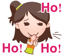 Cute Girl with Mei (English Version) sticker #7211569