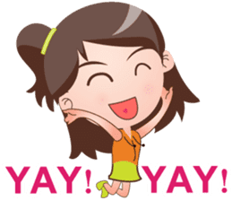 Cute Girl with Mei (English Version) sticker #7211572