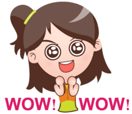 Cute Girl with Mei (English Version) sticker #7211574