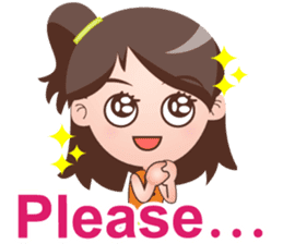 Cute Girl with Mei (English Version) sticker #7211577