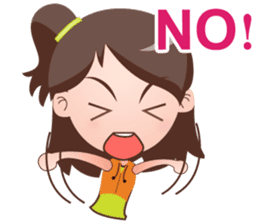 Cute Girl with Mei (English Version) sticker #7211582