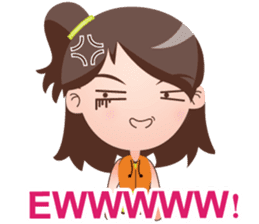 Cute Girl with Mei (English Version) sticker #7211587